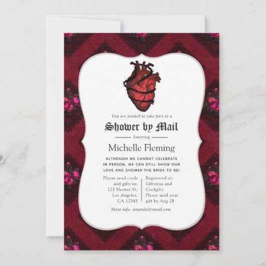 Whimsical Gothic Vrijgezellenfeest per mail Kaart (Voorkant)
