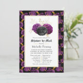 Whimsical Gothic Witch-Vrijgezellenfeest per post Kaart (Staand voorkant)