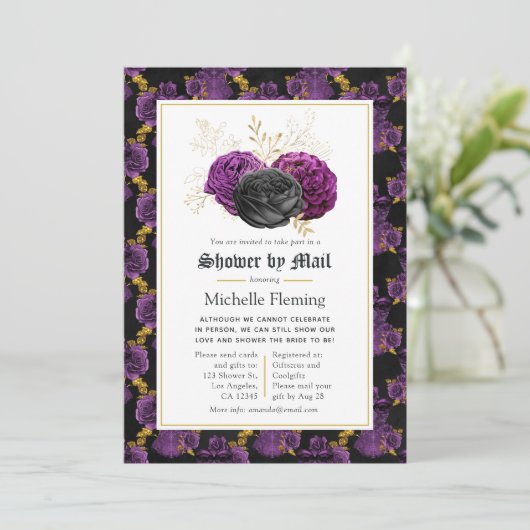 Whimsical Gothic Witch-Vrijgezellenfeest per post Kaart (Staand voorkant)