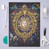Whimsical Gotische Hemelse Libelle Raaf Fee Tissuepapier (Craft)