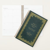 Whimsical  Goud Blauwgroen Groene Boek Hoesje Planner (Display)