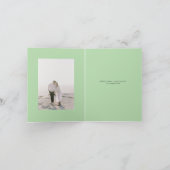 Whimsical Green Leaves Huwelijksuitnodiging (Binnen)