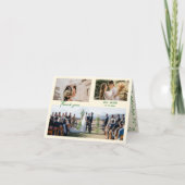 Whimsical Green Mediterrane bruiloft Bedankkaart (Voorkant)