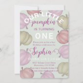 Whimsical Green Pumpkins & Photo Birthday Kaart (Voorkant)