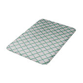 Whimsical Green Rhombus Abstract Badmat (Gekanteld)