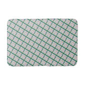 Whimsical Green Rhombus Abstract Badmat (Voorkant)