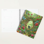 Whimsical Green Sprookjesachtige Verborgen Tuin Planner (Display)