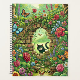 Whimsical Green Sprookjesachtige Verborgen Tuin Planner