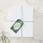 Whimsical Green verlaat bruiloft Cadeaulabel (Met Touw)