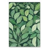 Whimsical Green verlaat bruiloft Kaart (Achterkant)