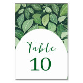 Whimsical Green verlaat bruiloft Kaart (Voorkant)