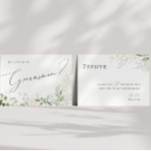 Whimsical Greenery en Gold | Groomsman Kaart