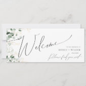 Whimsical Greenery en Gold | Koptekst van de stoel (Voorkant)