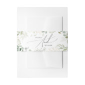 Whimsical Greenery en Gold Uitnodigingen Wikkel (Voorkant Voorbeeld)