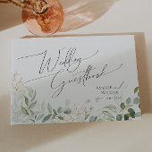 Whimsical Greenery en Gold | Weddenschap Gastenboek
