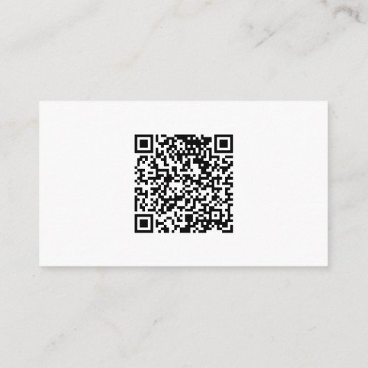 Whimsical Greenery Gold QR Code Wedding Website Informatiekaartje (Achterkant)