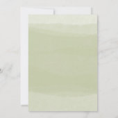 Whimsical Greenery Golden Bridesmaids Luncheon Kaart (Achterkant)