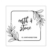 Whimsical Greenery Handmade Rubberstempel (Afrduk)