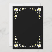 Whimsical Grijs Jurk Prinses Bloemen Verjaardag Kaart (Achterkant)