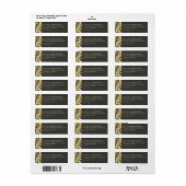 Whimsical Groene Botanische Fruit Illustratie Etiket (Full Sheet)