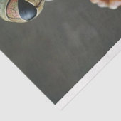 Whimsical groene dansen kikker in tutu decoupage tissuepapier (Detail)