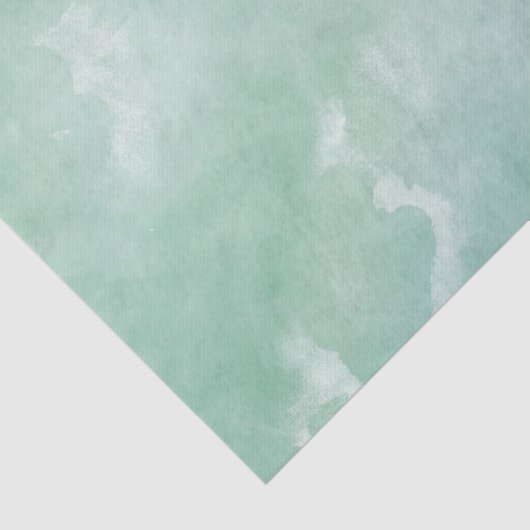 Whimsical  Groene Waterverf Textuur Roestig Tissuepapier (Detail)