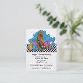 Whimsical Grooming Business and Appointment Card Afsprakenkaartje (Staand voorkant)