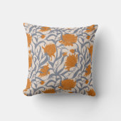 Whimsical Grote Bloem Herfst Kleur Kussen (Voorkant)