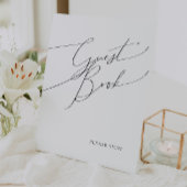 Whimsical-Guest Book Reclamebord Met Voetstuk