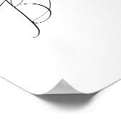 Whimsical-Guest Book Sign Poster (Hoek)