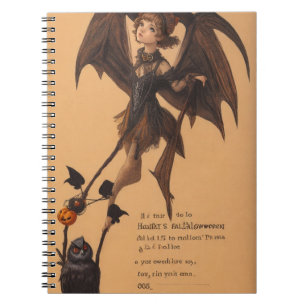 Whimsical Halloween Delights Fairy-Theme Notitiebo Notitieboek
