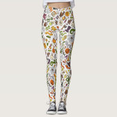 Whimsical Halloween Design Leggings (Voorkant)