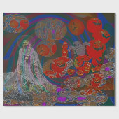 Whimsical Halloween Dreams Cadeaupapier (Vlak)