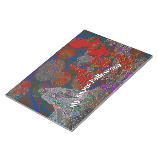 Whimsical Halloween Dreams Notitieblok (Schuin)