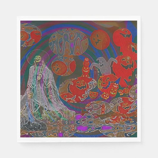Whimsical Halloween Dreams Servet (Voorkant)