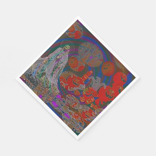 Whimsical Halloween Dreams Servet (Hoek)