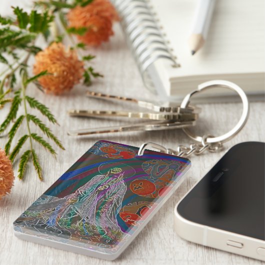 Whimsical Halloween Dreams Sleutelhanger (Voorkant Rechts)