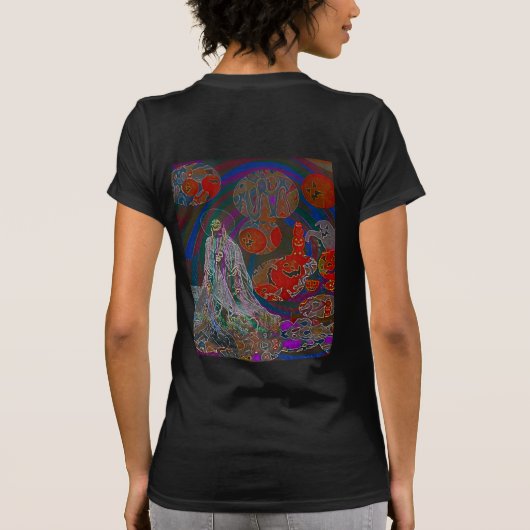 Whimsical Halloween Dreams T-shirt (Achterkant)