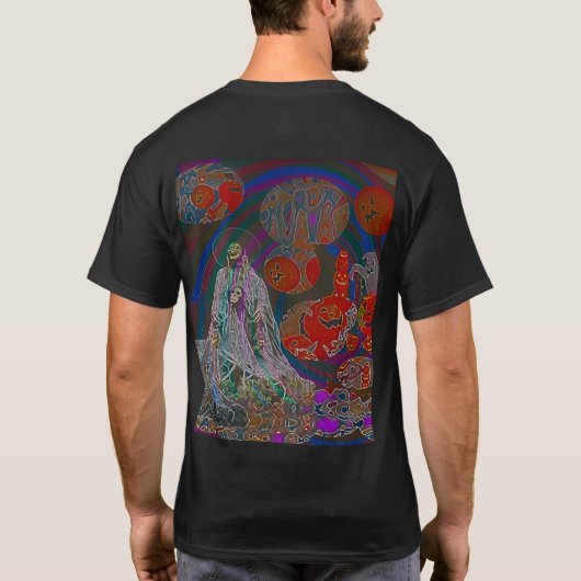 Whimsical Halloween Dreams T-shirt (Achterkant)