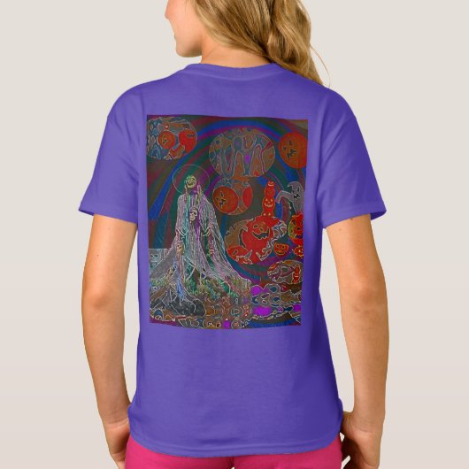 Whimsical Halloween Dreams T-shirt (Achterkant)
