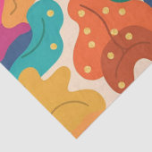 Whimsical Halloween Fall laat een naadloos patroon Tissuepapier (Detail)