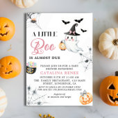 Whimsical Halloween Ghost Baby shower Kaart