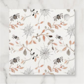 Whimsical Halloween Ghost Pumpkin Baby shower dan Bedankjes Labels (Achterkant)