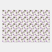 Whimsical Halloween Gift Wrapping Paper 3 Pack (Voorkant)