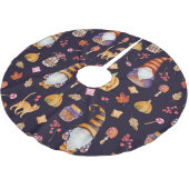 Whimsical Halloween: Gnomen & Pompoenen Kerstboom Rok (Gekanteld)
