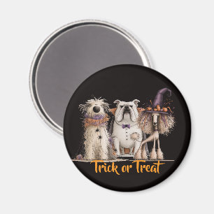 Whimsical Halloween Honden Magneet