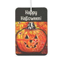 Whimsical Halloween Jack O Lantern Pumpkin Sinaasa Luchtverfrisser