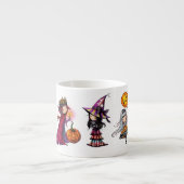 Whimsical Halloween Kunst van Molly Harrison Espresso Kop (Voorkant)