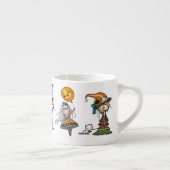 Whimsical Halloween Kunst van Molly Harrison Espresso Kop (Rechts)