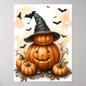 Whimsical Halloween Magic - Leuk & Spooky Poster (Voorkant)
